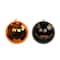 4.75" Orange & Black Jack-O'-Lantern Plastic Ball Ornament Set by Ashland®